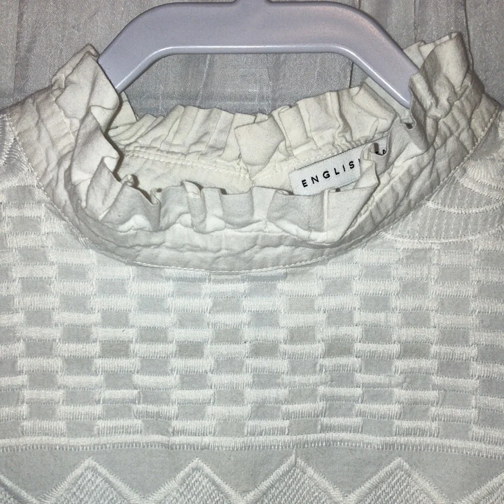 English Factory Ruffles & Lace Blouse - Picture 4 of 13